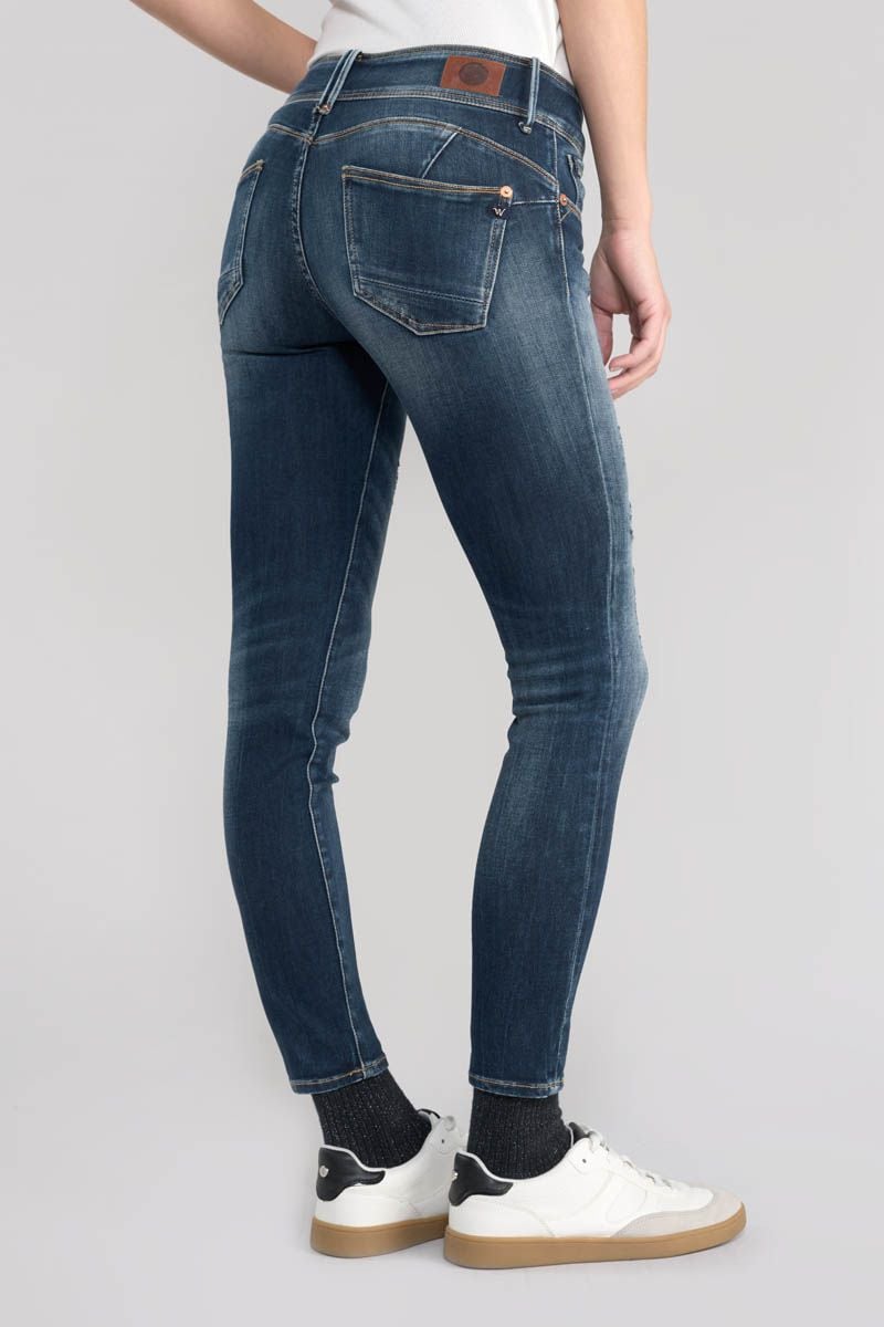 Le Temps Des Cerises Jeans Pulp Skinny Okolo 7/8ème Destroy Bleu N°2