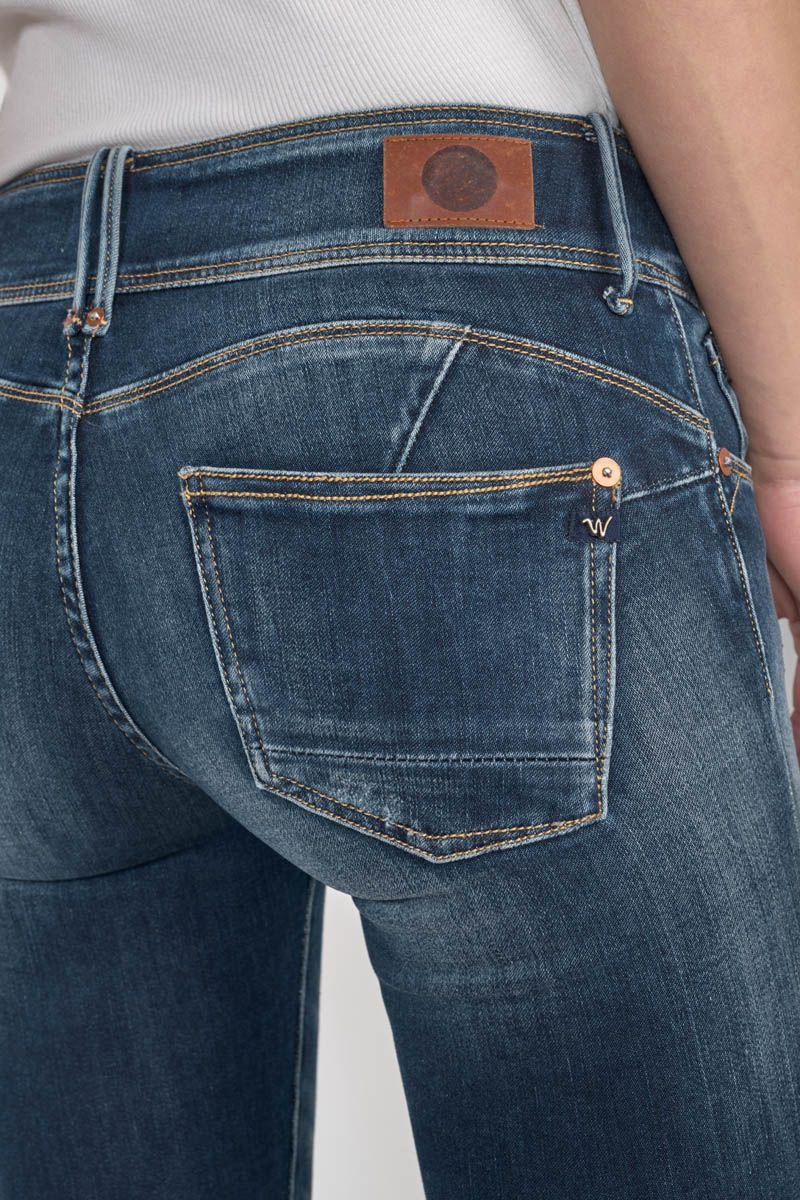 Le Temps Des Cerises Jeans Pulp Skinny Okolo 7/8ème Destroy Bleu N°2