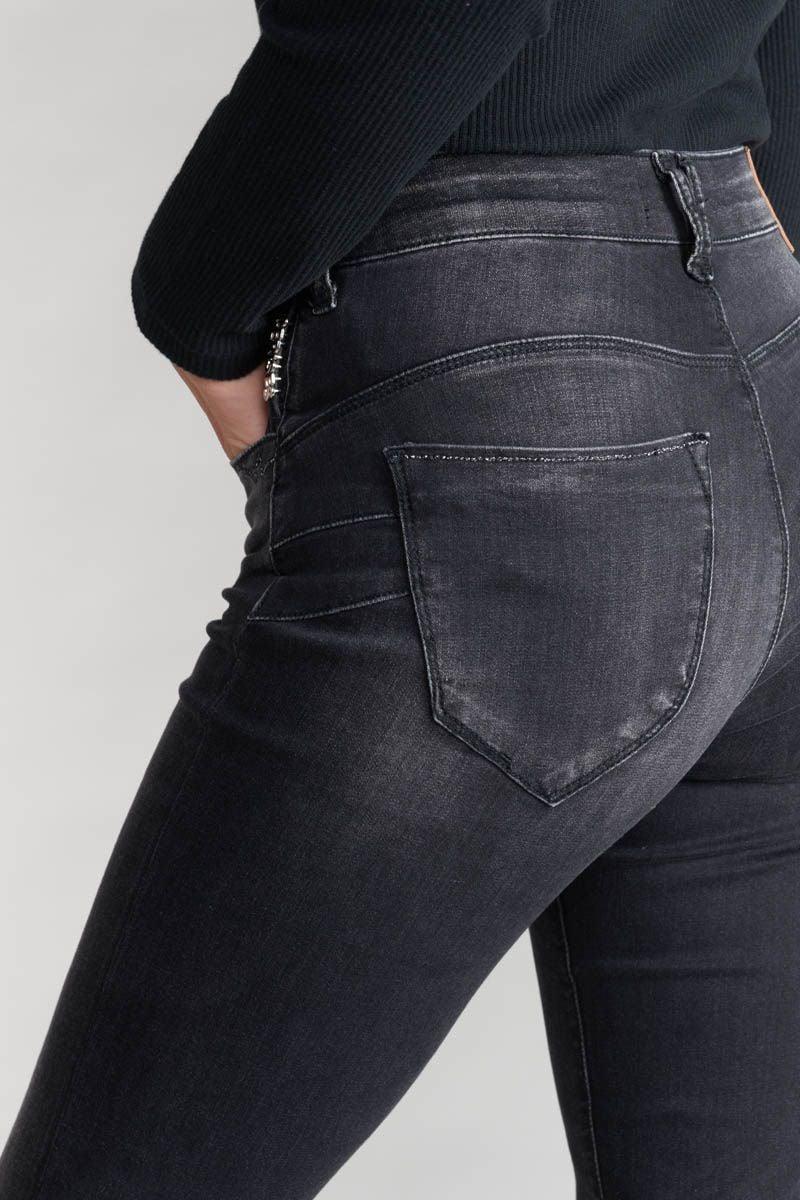 Le Temps Des Cerises Jeans Pulp Slim Acya Taille Haute 7/8ème Noir N°1