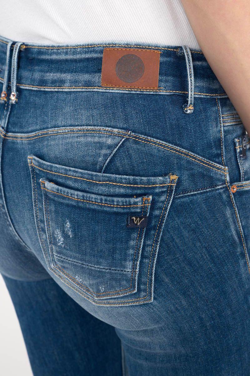 Le Temps Des Cerises Jeans Pulp Slim Almaz 7/8ème Destroy Bleu N°3