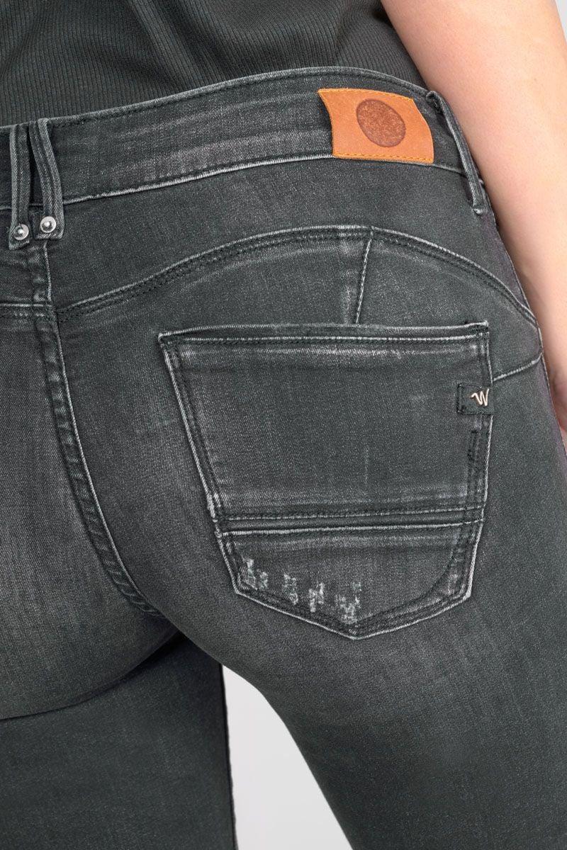 Le Temps Des Cerises Jeans Pulp Slim Dalila 7/8ème Destroy Noir N°1