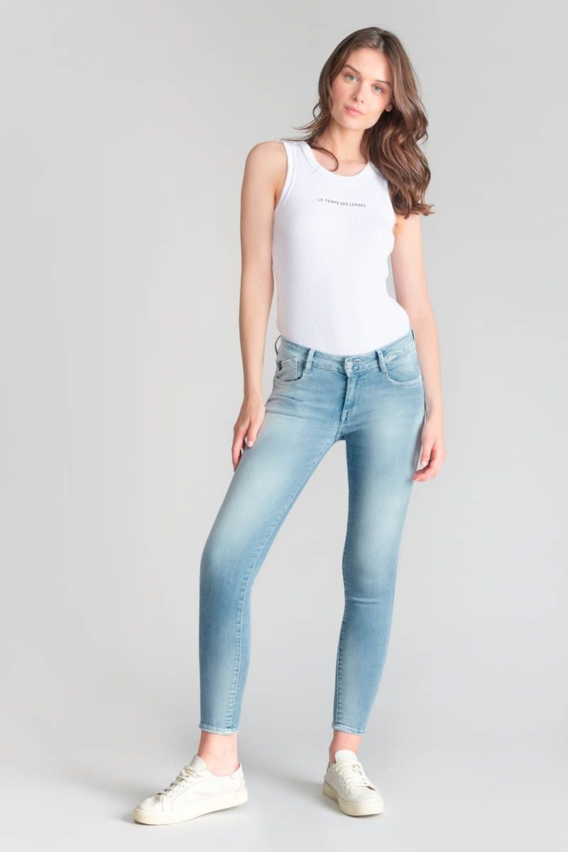 le temps des cerises Jeans pulp slim Eva 7/8ème bleu N°5