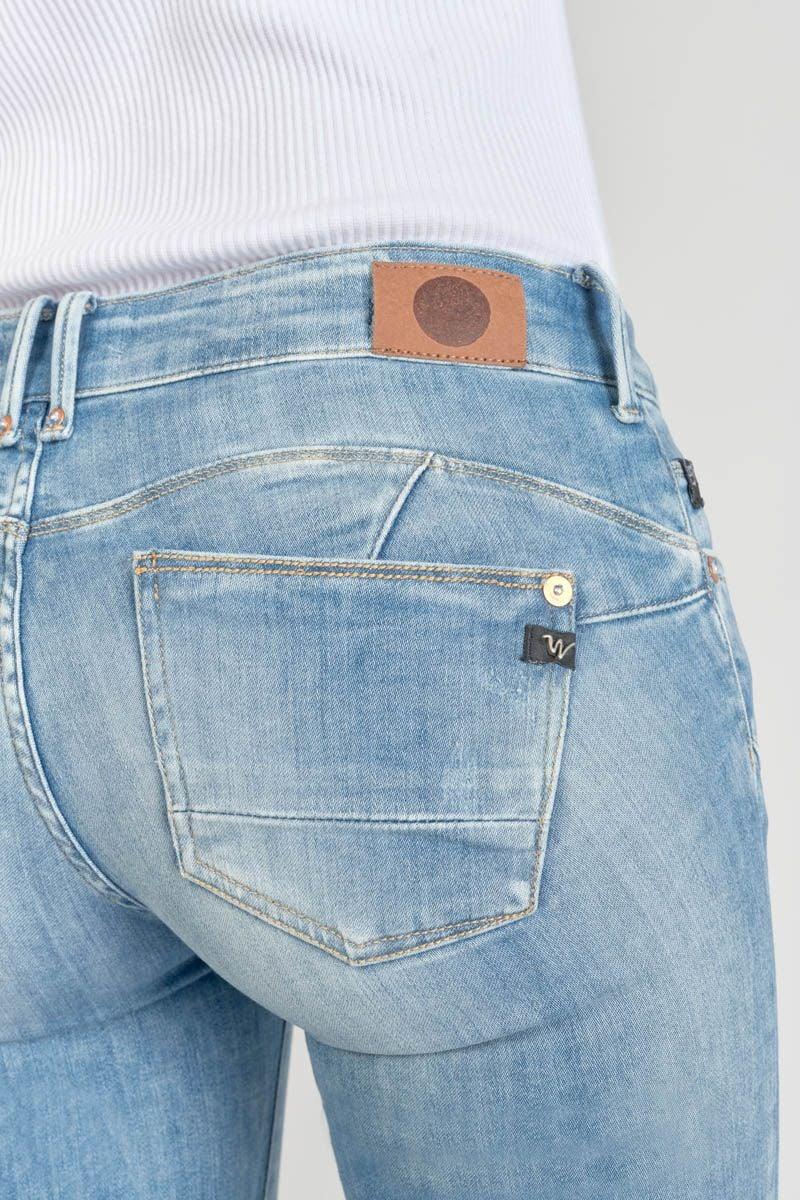 Le Temps Des Cerises Jeans Pulp Slim Jako 7/8ème Destroy Bleu N°4