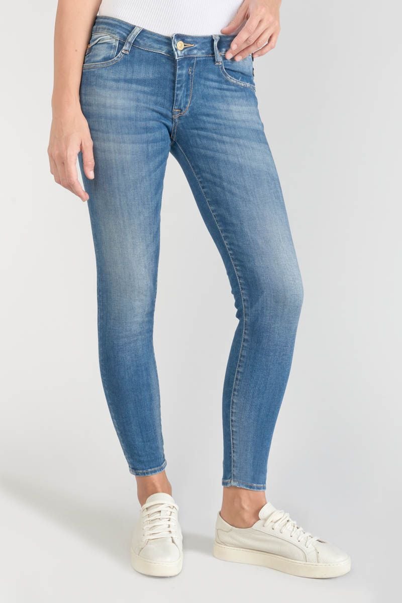 le temps des cerises Jeans pulp slim Kawi 7/8ème bleu N°3