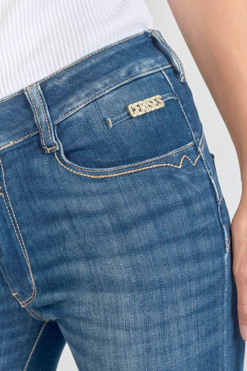 Le Temps Des Cerises Jeans Pulp Slim Kirr Taille Haute 7/8ème Bleu N°3