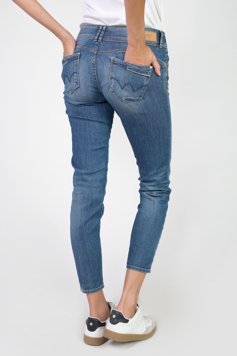 Le Temps Des Cerises Jeans Pulp Slim Liv 7/8ème Vintage Bleu N°3