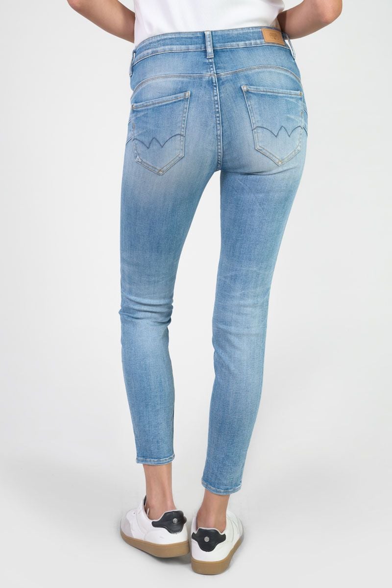 Le Temps Des Cerises Jeans Pulp Slim Lonia Taille Haute 7/8ème Bleu N°4