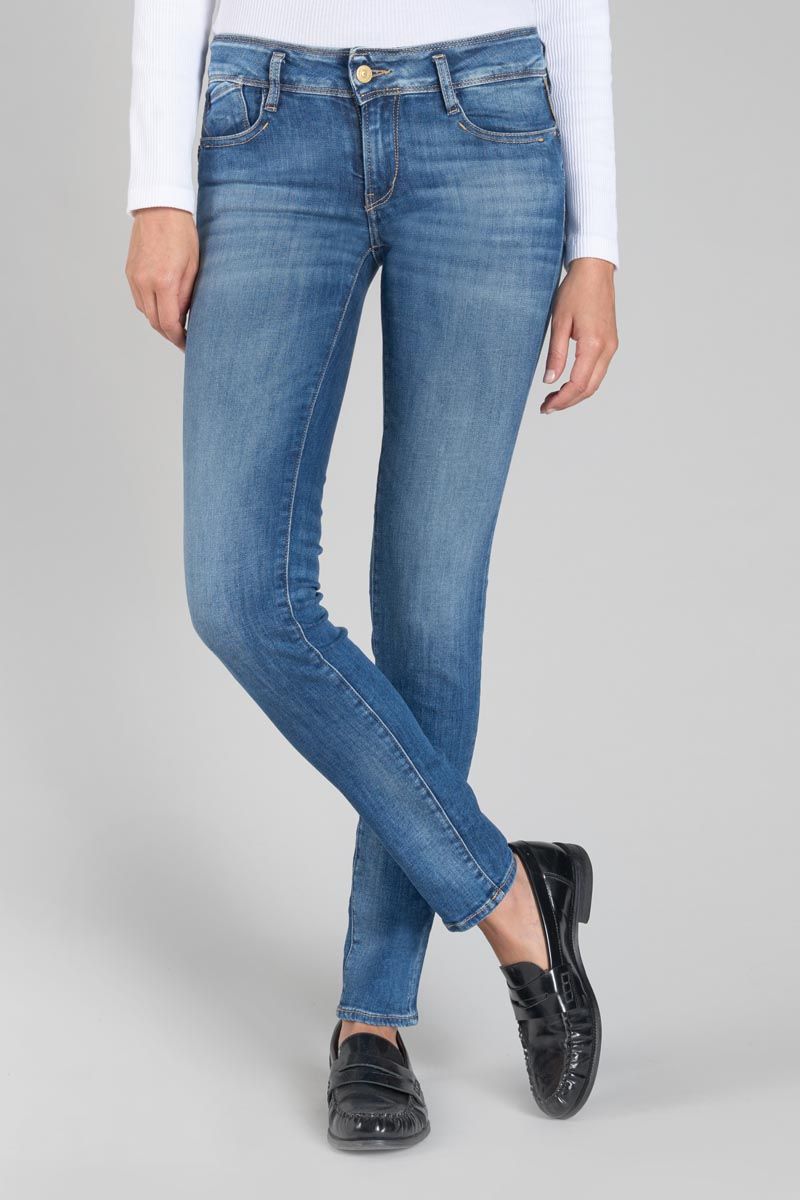 le temps des cerises Jeans pulp slim Phacos bleu N°3
