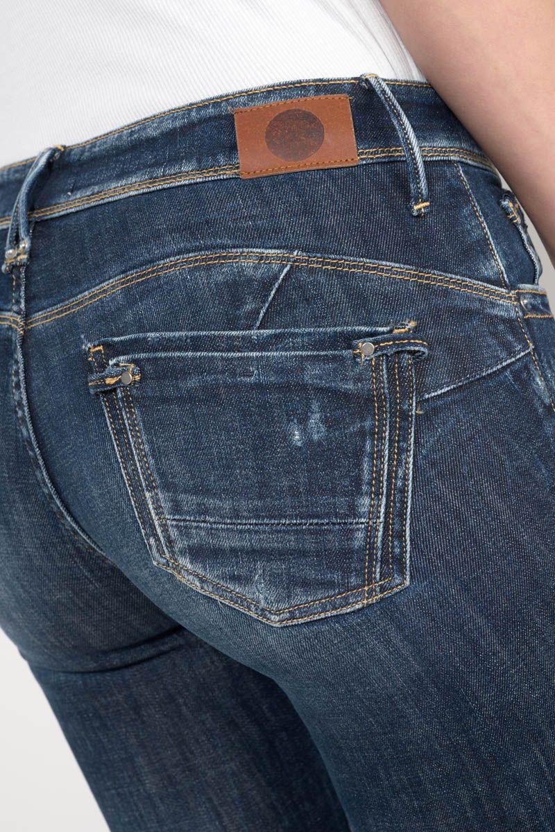 Le Temps Des Cerises Jeans Pulp Slim Sally 7/8ème Destroy Bleu N°1