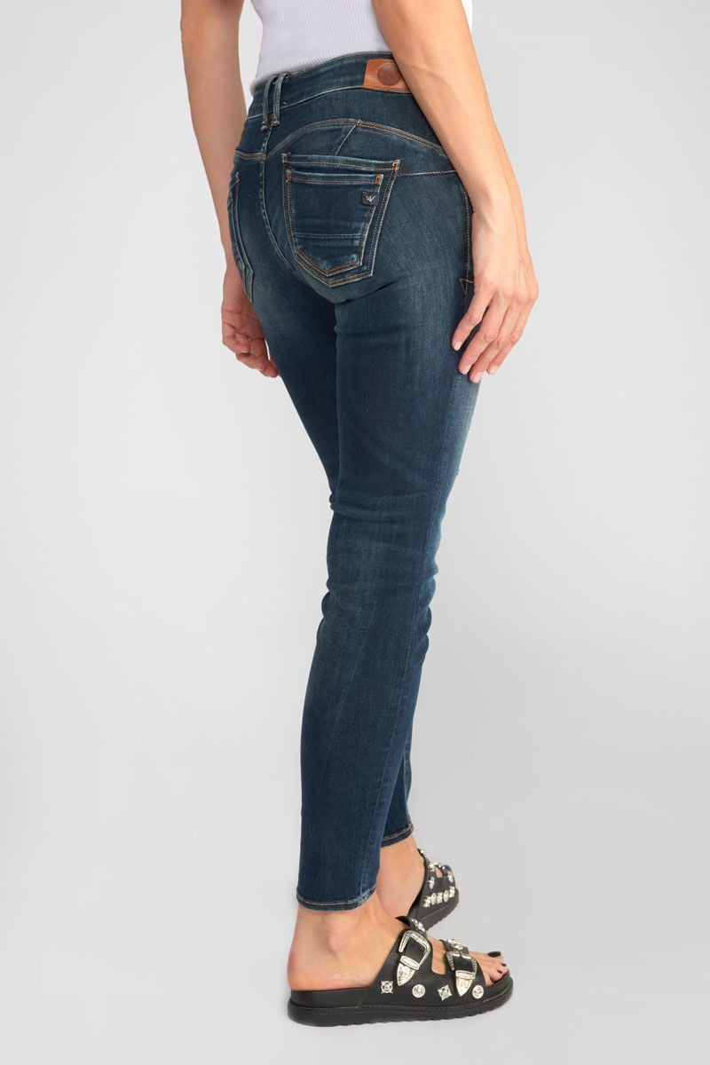 Le Temps Des Cerises Jeans Pulp Slim Sib 7/8ème Destroy Vintage Bleu N°2