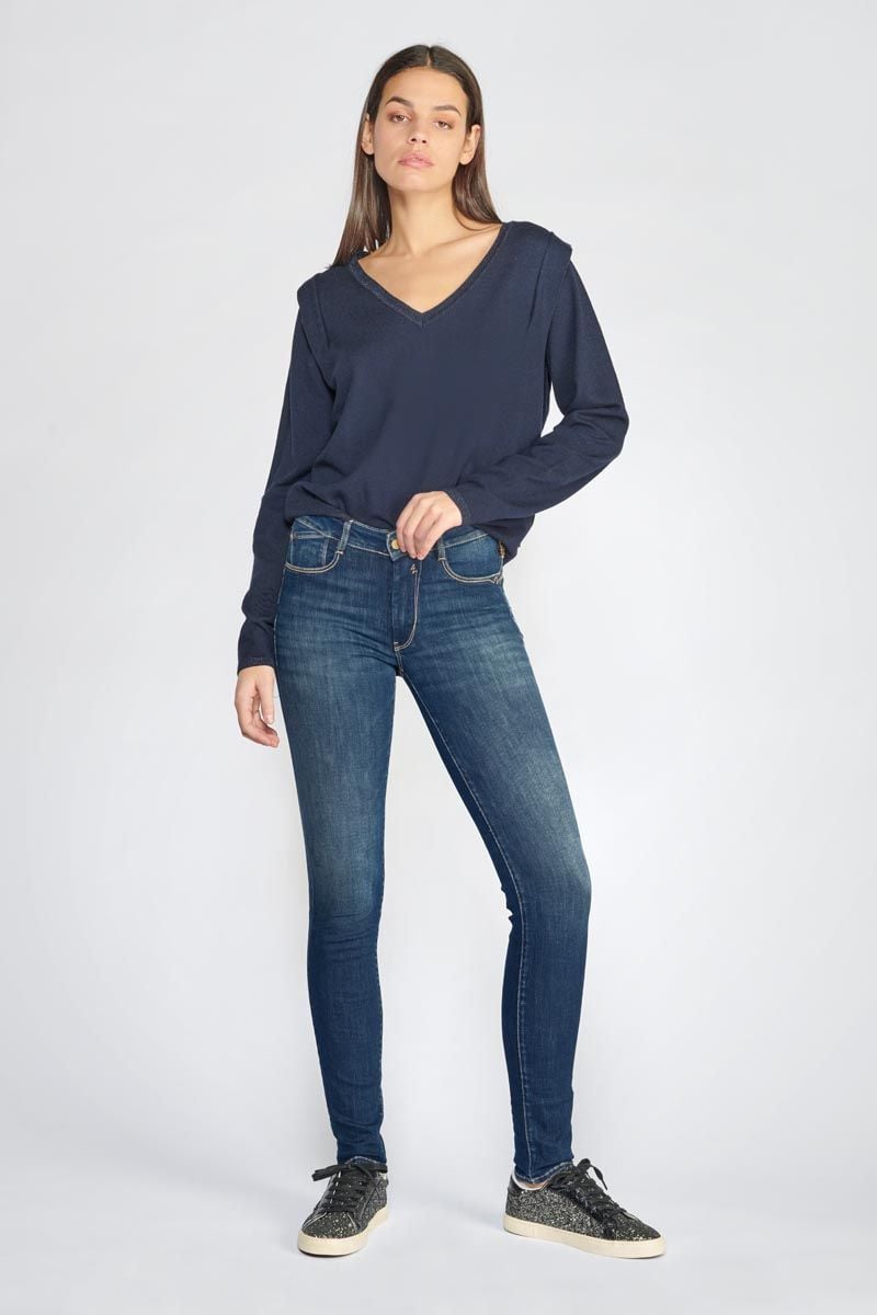 Le Temps Des Cerises Jeans Pulp Slim Soma Taille Haute Bleu N°2