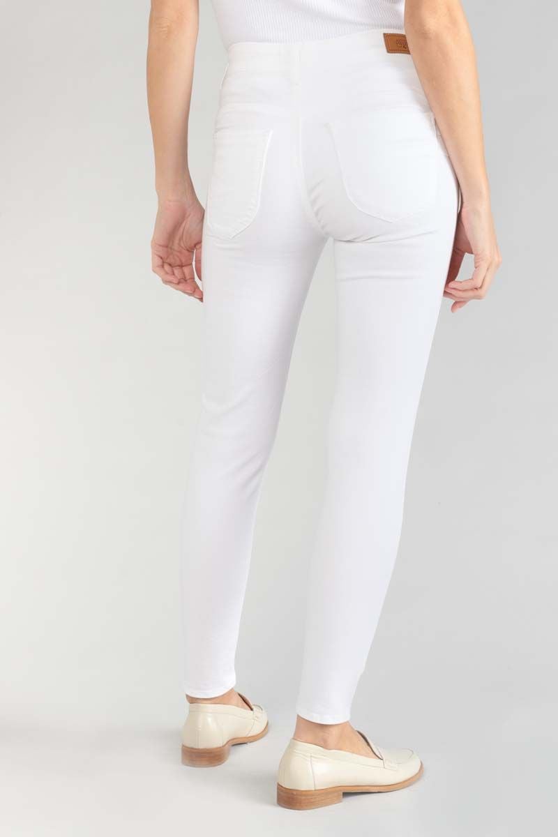 Le Temps Des Cerises Jeans Pulp Slim Taille Haute 7/8ème Blanc