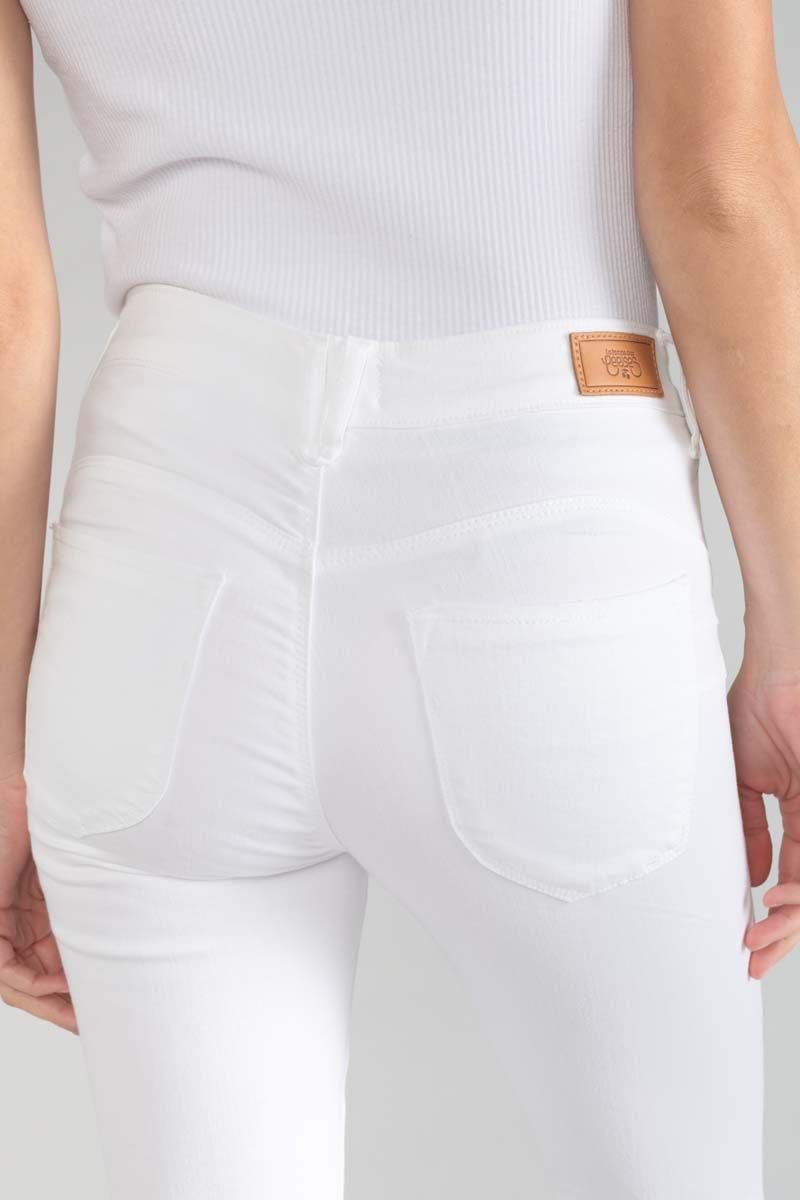 Le Temps Des Cerises Jeans Pulp Slim Taille Haute 7/8ème Blanc