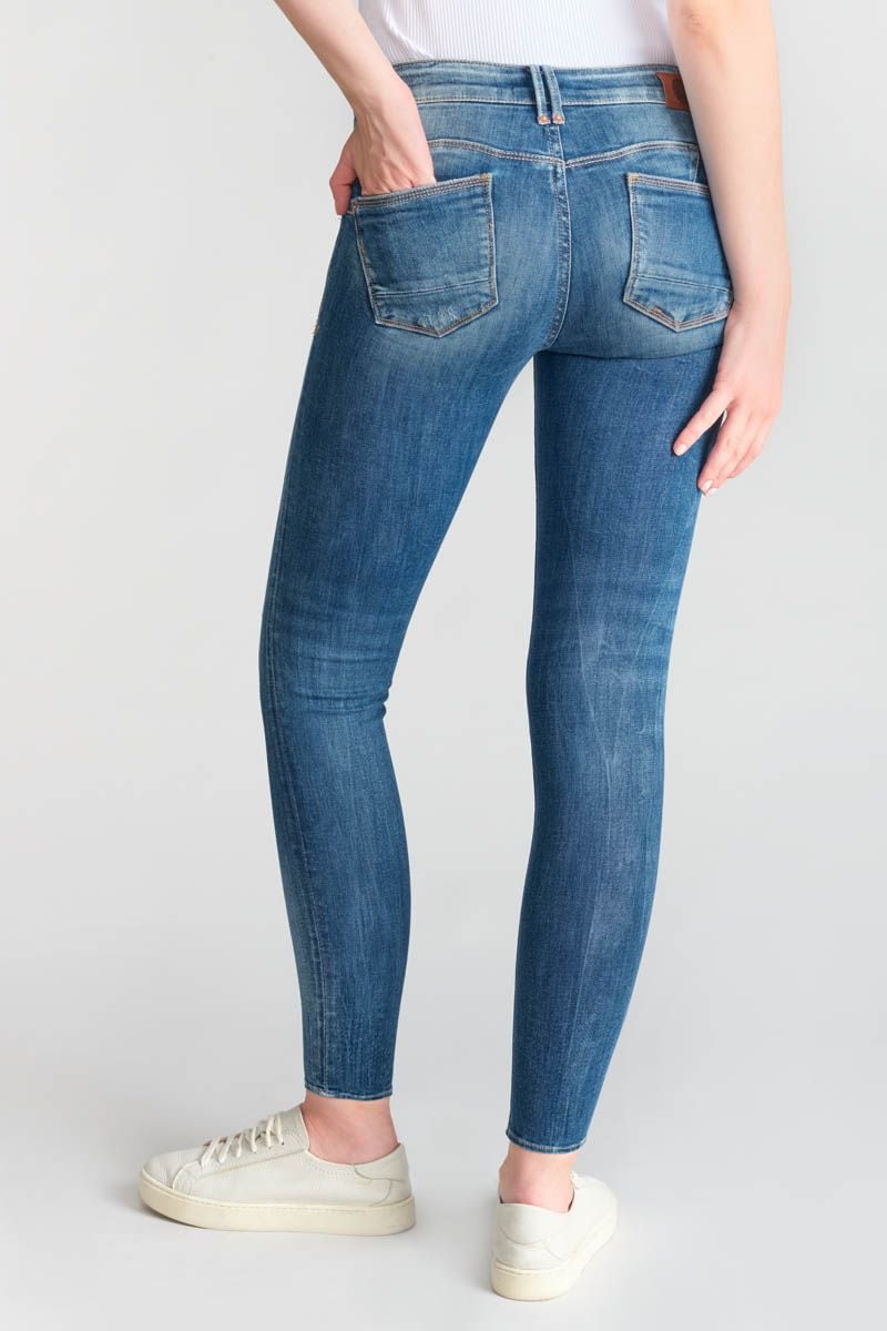 Le Temps Des Cerises Jeans Pulp Slim Thais 7/8ème Destroy Bleu N°3