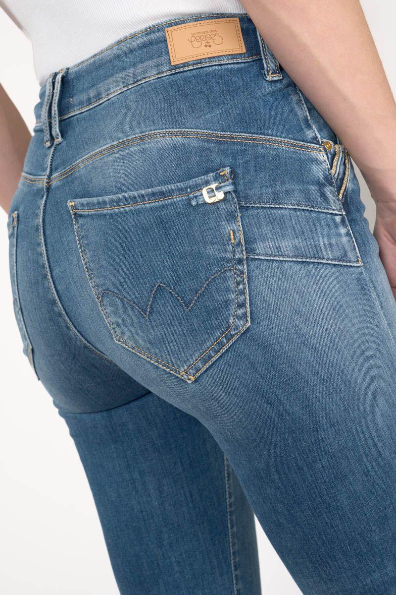 Le Temps Des Cerises Jeans Pulp Slim Thiam Taille Haute 7/8ème Bleu N°3