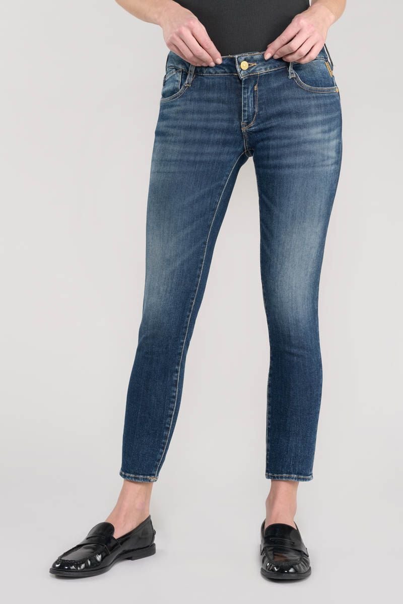 le temps des cerises Jeans pulp slim Yipsi 7/8ème bleu N°2