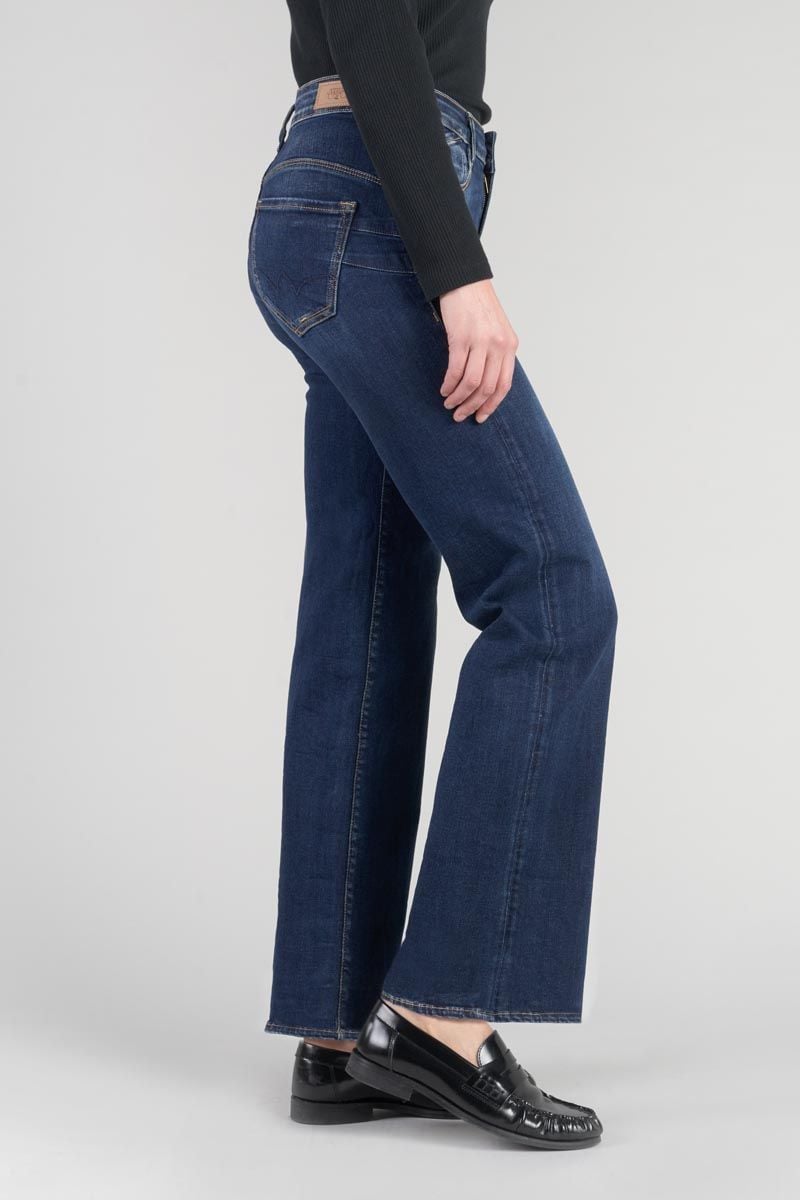 Le Temps Des Cerises Jeans Pulp Wide Leg Basic Taille Haute 7/8ème Bleu N°1