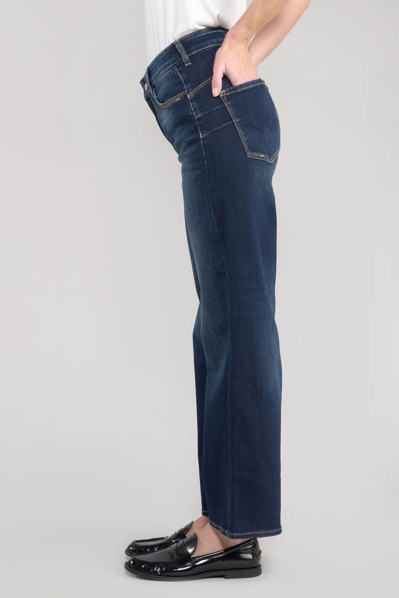 Le Temps Des Cerises Jeans Pulp Wide Leg Taille Haute 7/8ème Bleu N°1