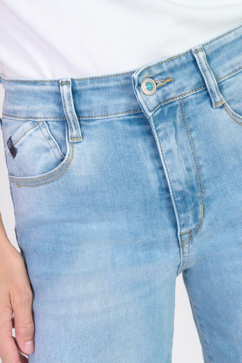 Le Temps Des Cerises Jeans Pulp Wide Leg Taille Haute 7/8ème Bleu N°4