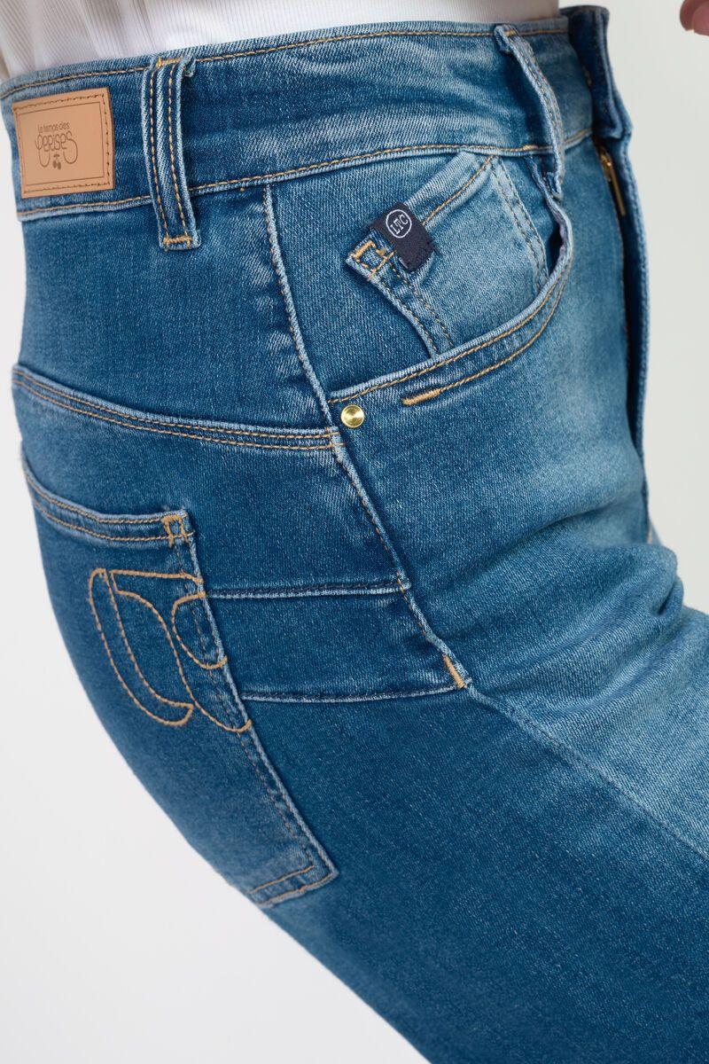 Le Temps Des Cerises Jeans Pulp Wide Leg Zaho Taille Haute 7/8ème Bleu N°3