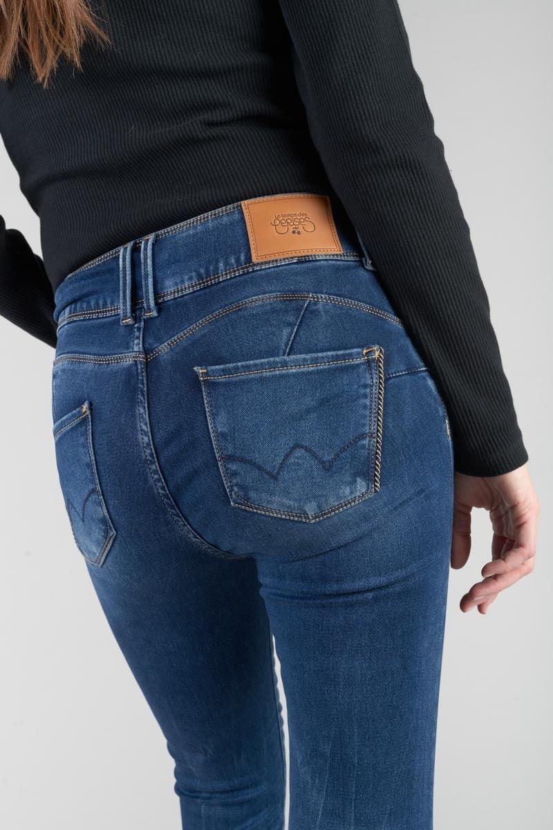 Le Temps Des Cerises Jeans Ultra Pulp Slim Asti Taille Haute 7/8ème Bleu N°2