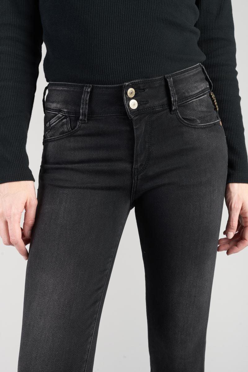 Le Temps Des Cerises Jeans Ultra Pulp Slim Bari Taille Haute 7/8ème Noir N°1