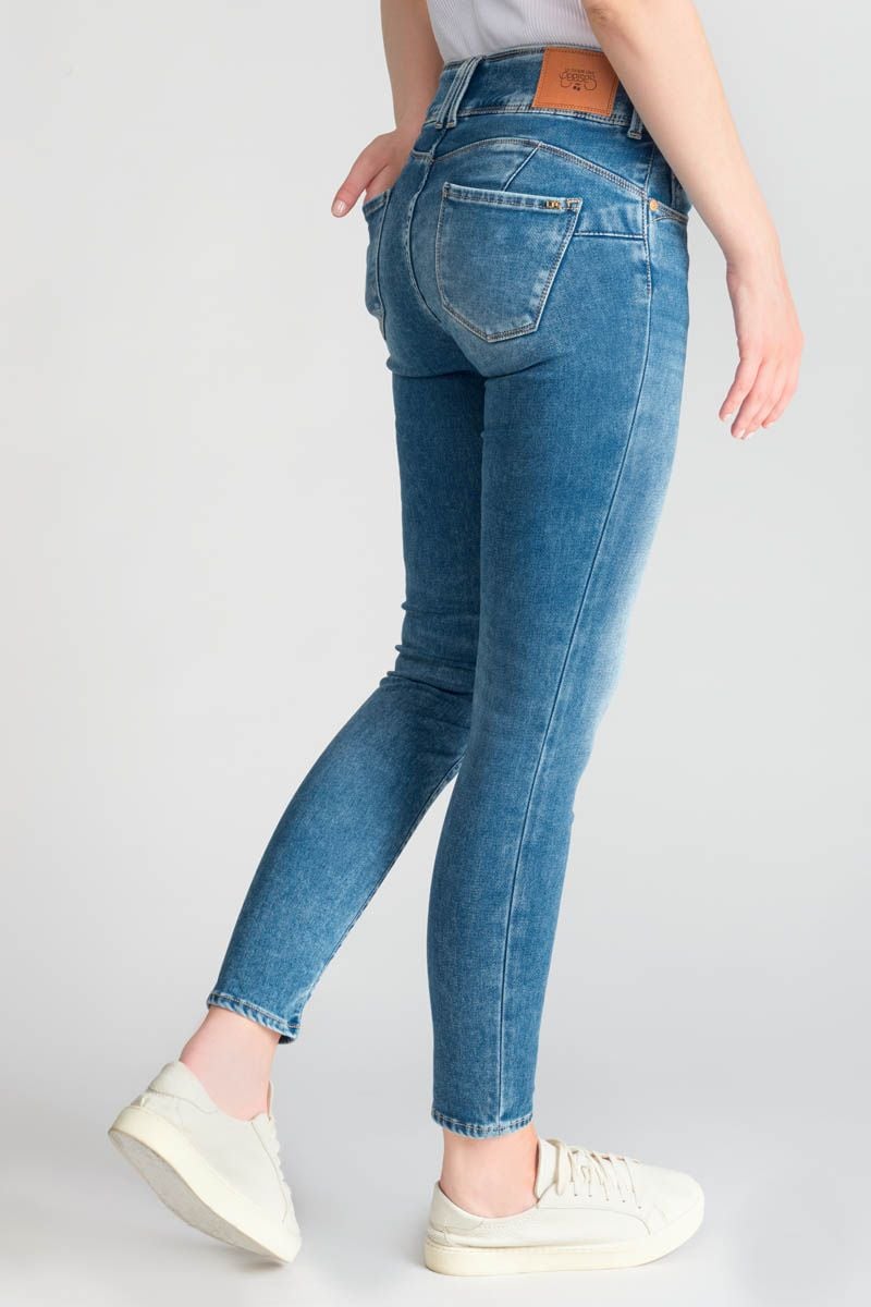 Le Temps Des Cerises Jeans Ultra Pulp Slim Farmer Taille Haute 7/8ème Bleu N°3