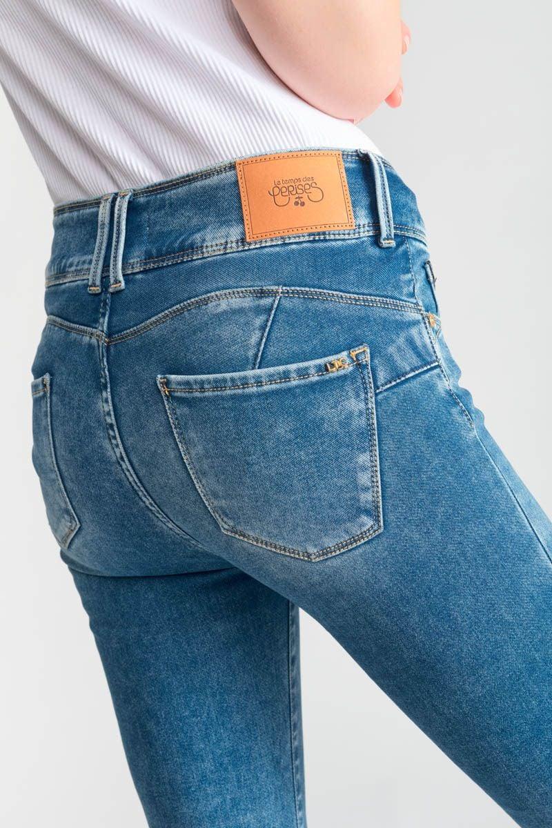 Le Temps Des Cerises Jeans Ultra Pulp Slim Farmer Taille Haute 7/8ème Bleu N°3