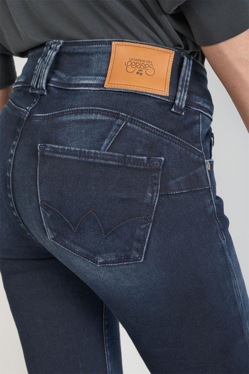 Le Temps Des Cerises Jeans Ultra Pulp Slim Gush Taille Haute 7/8ème Bleu-noir N°1