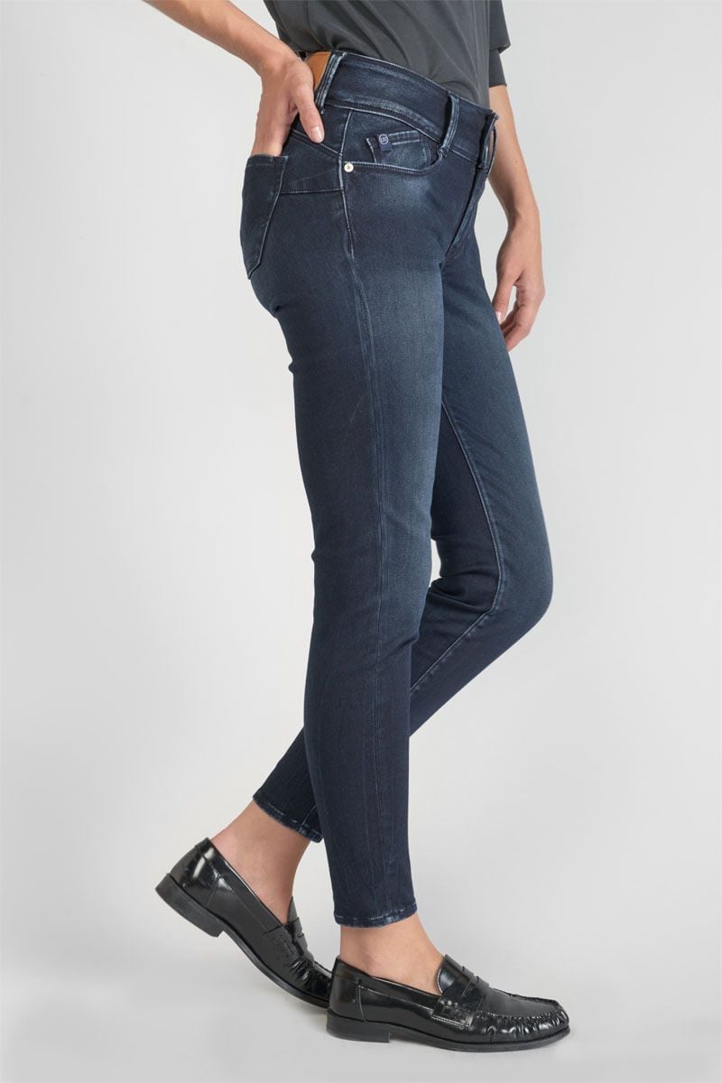 Le Temps Des Cerises Jeans Ultra Pulp Slim Gush Taille Haute 7/8ème Bleu-noir N°1