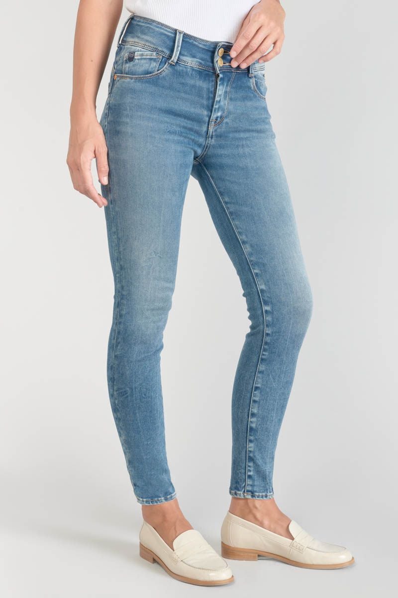 Le Temps Des Cerises Jeans Ultra Pulp Slim Luri Taille Haute 7/8ème Bleu N°4