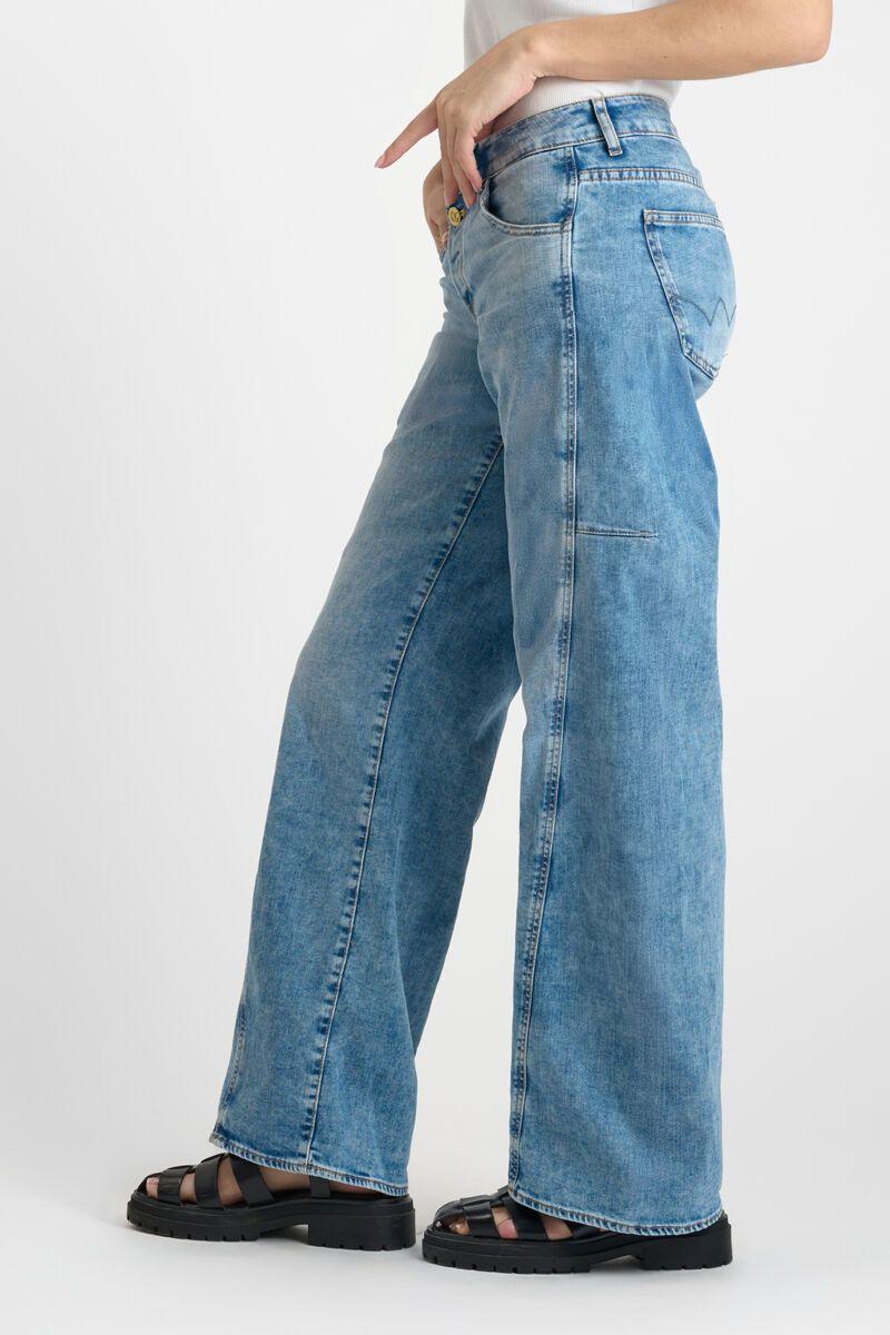 Le Temps Des Cerises Jeans Wide Leg Lauryn Twist Bleu N°4
