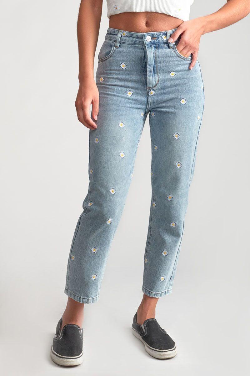 Le Temps Des Cerises Jenigi Mom Taille Haute 7/8ème Jeans Bleu N°5