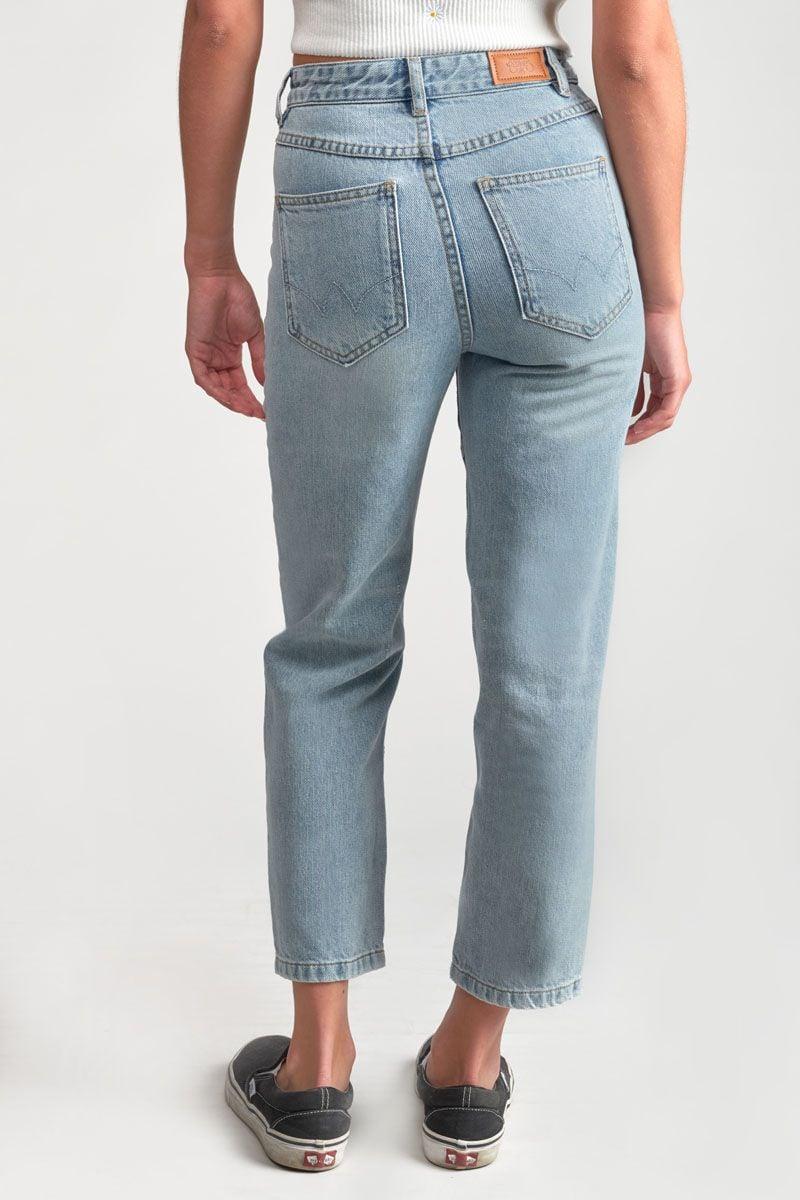 Le Temps Des Cerises Jenigi Mom Taille Haute 7/8ème Jeans Bleu N°5