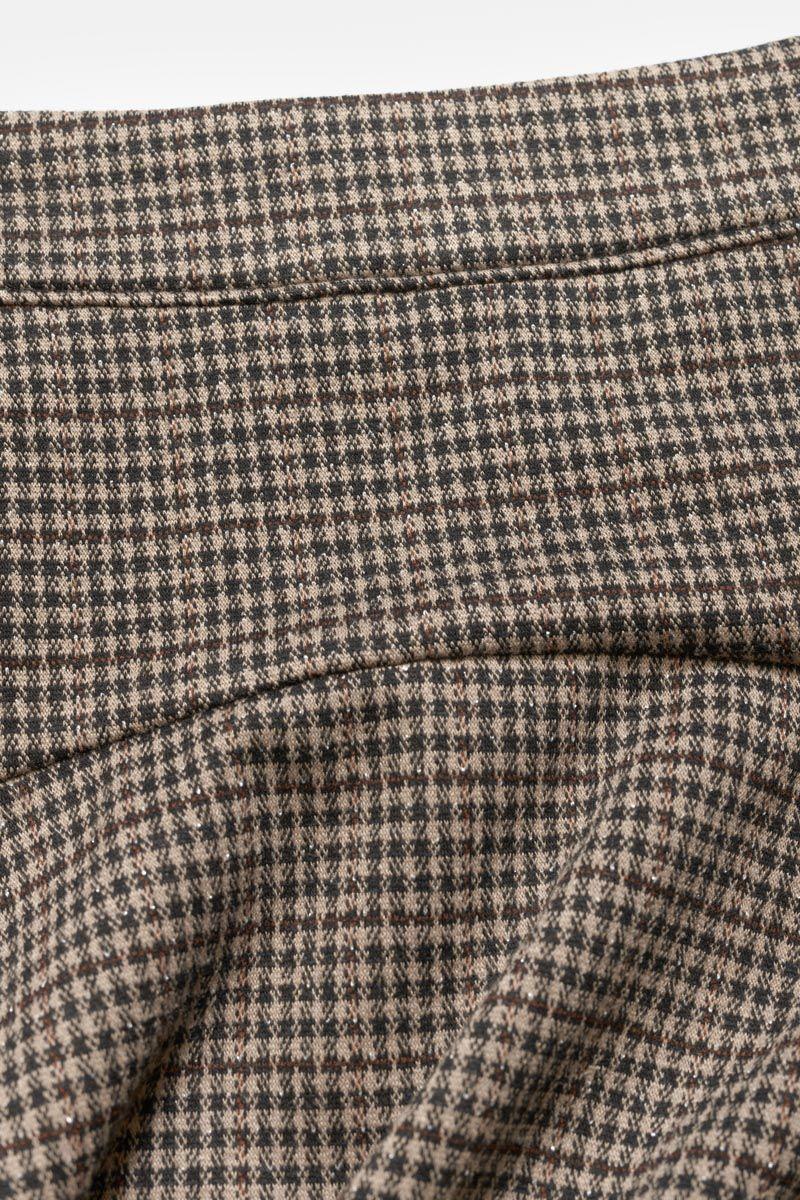 Le Temps Des Cerises Jupe Short Feligi à Motif Pied De Poule