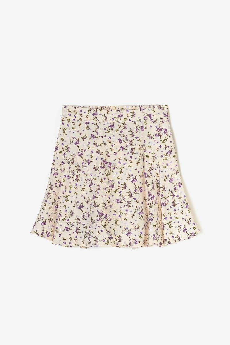 le temps des cerises Jupe-short Kitagi à motif fleuri