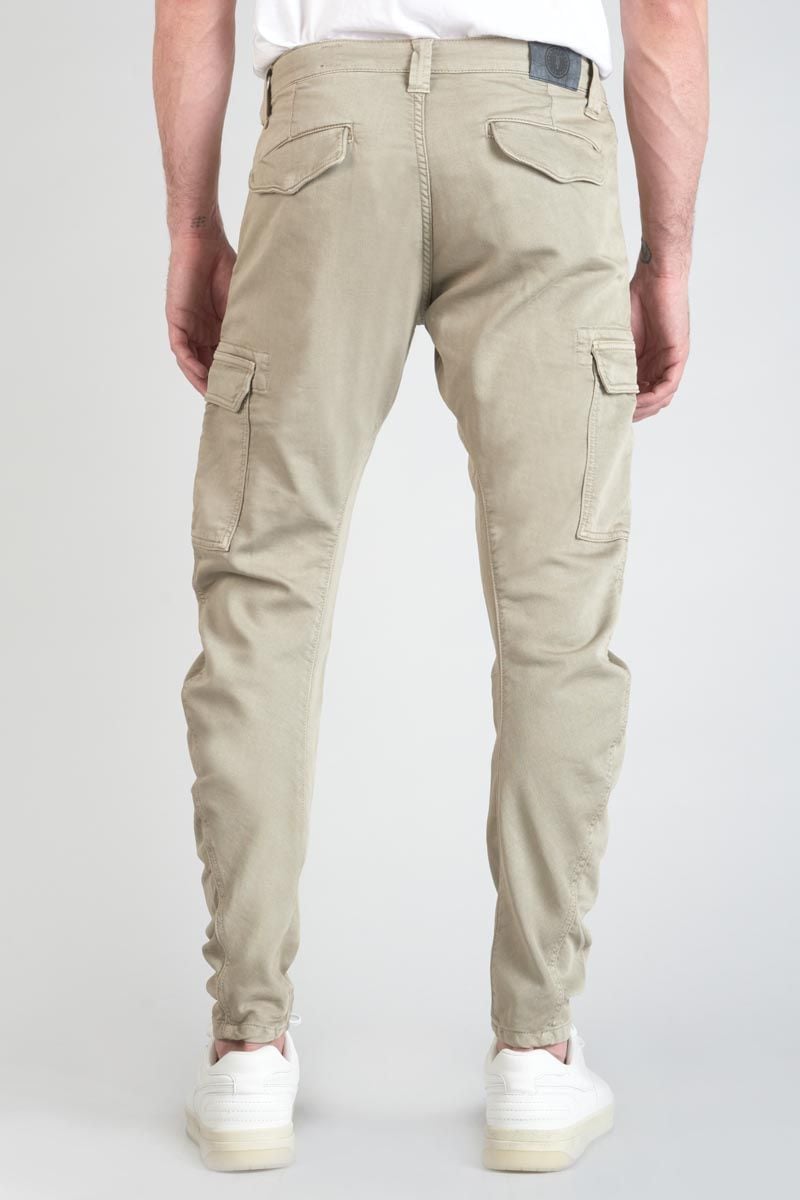 Le Temps Des Cerises Koge Army Jogg Tapered Arqué Beige