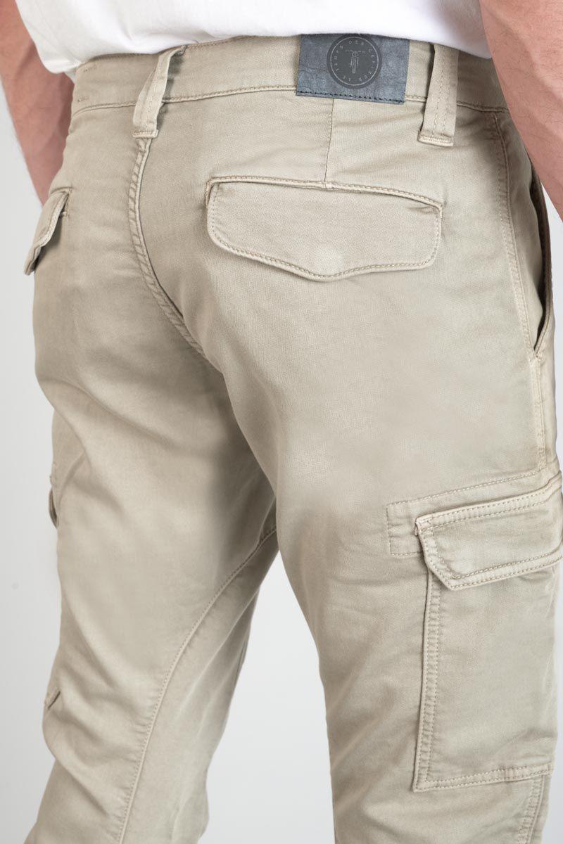 Le Temps Des Cerises Koge Army Jogg Tapered Arqué Beige