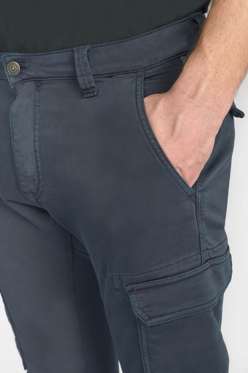 Le Temps Des Cerises Koge Army Jogg Tapered Arqué Bleu Marine