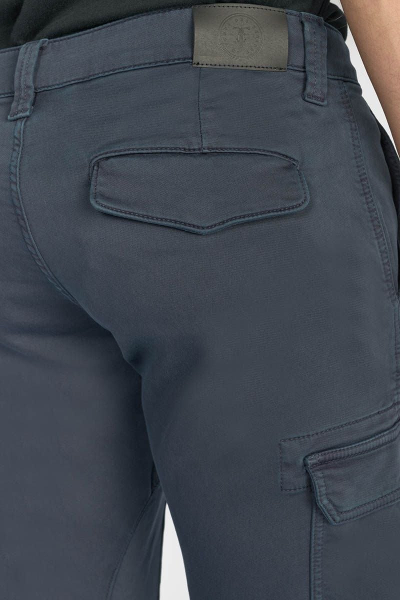 Le Temps Des Cerises Koge Army Jogg Tapered Arqué Bleu Marine