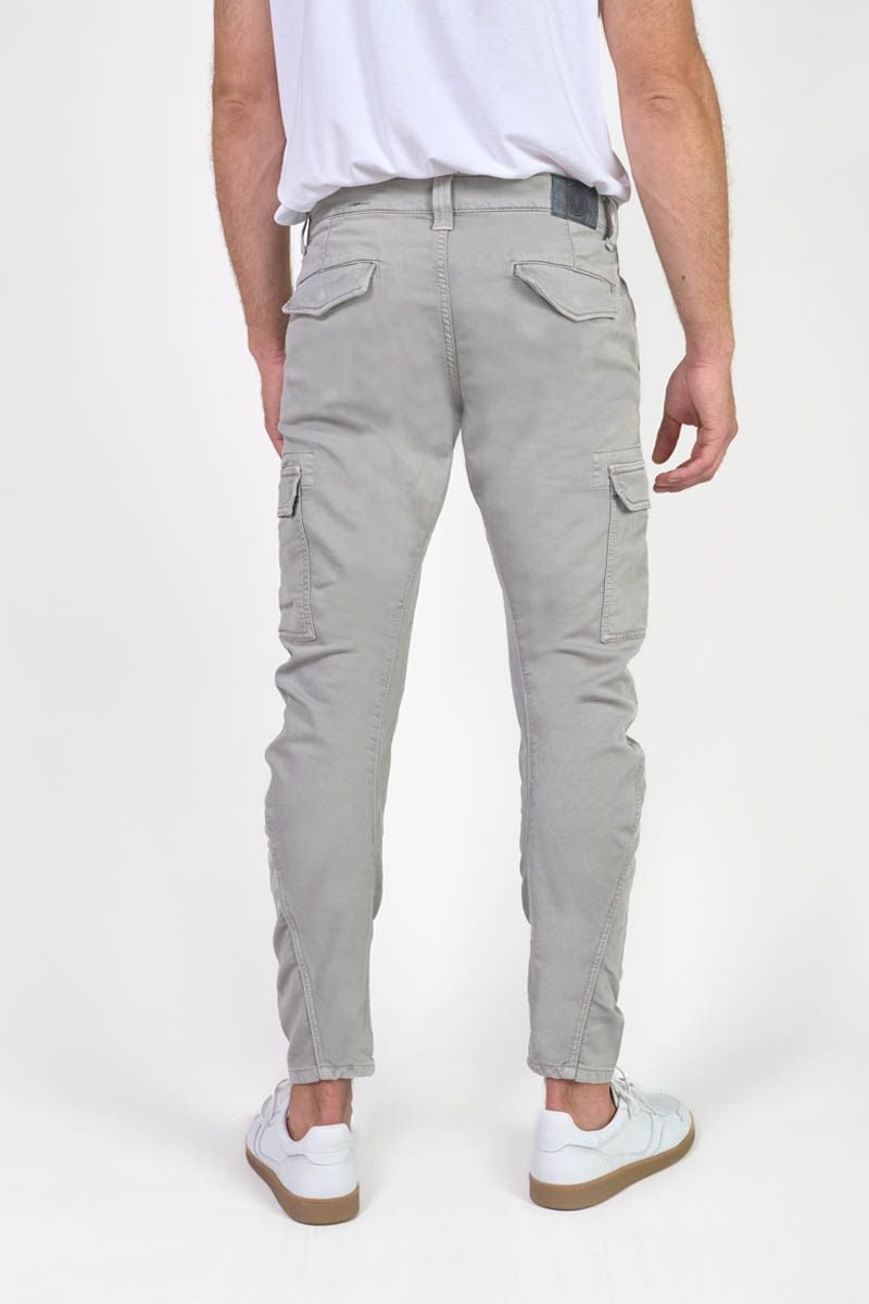 Le Temps Des Cerises Koge Army Jogg Tapered Arqué Gris