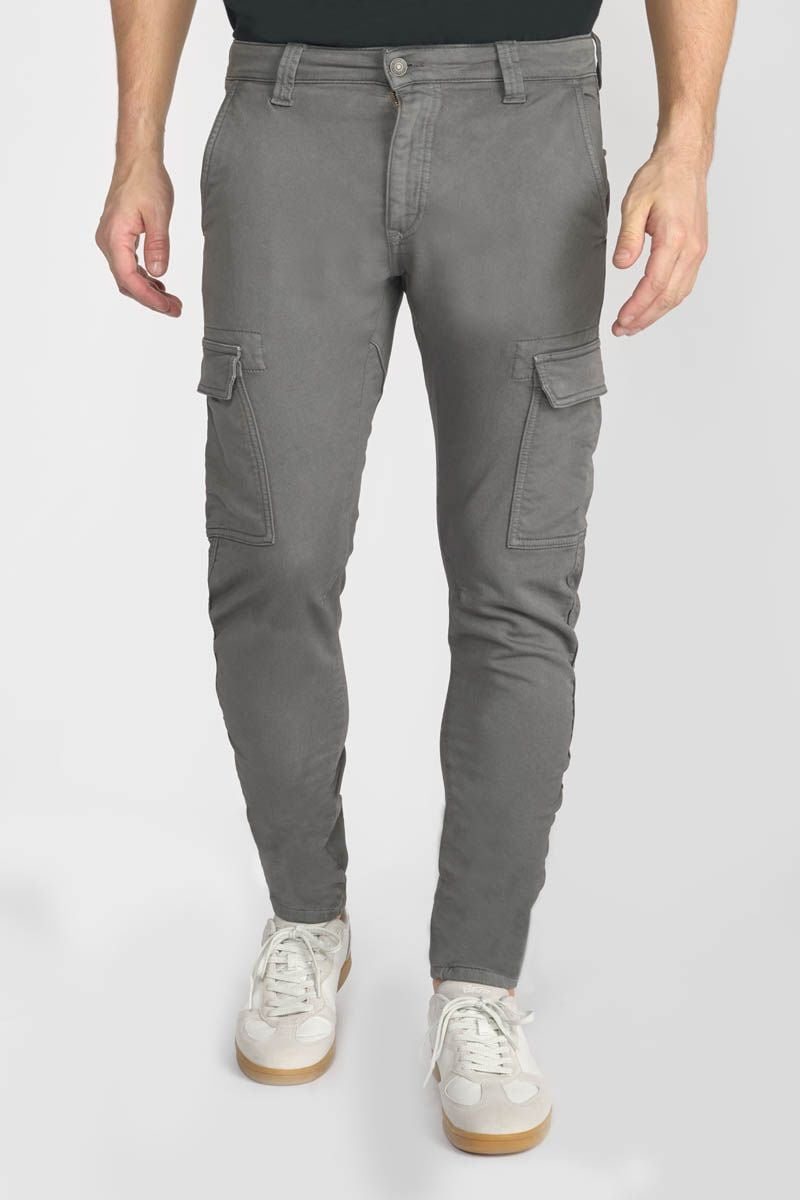 Le Temps Des Cerises Koge Army Jogg Tapered Arqué Gris