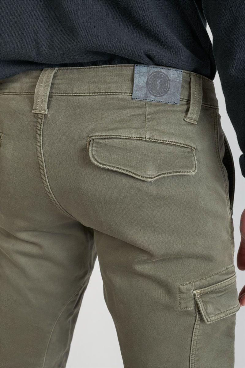 Le Temps Des Cerises Koge Army Jogg Tapered Arqué Kaki