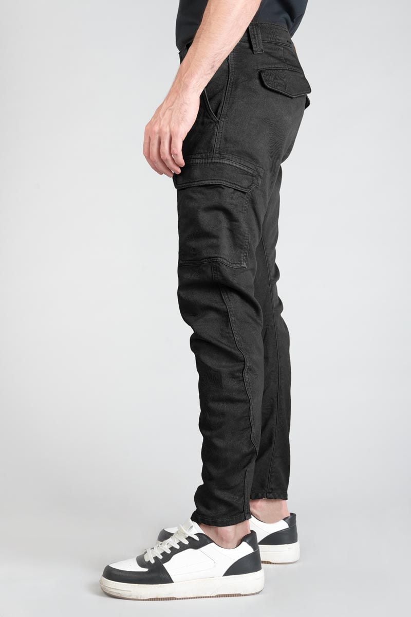 Le Temps Des Cerises Koge Army Jogg Tapered Arqué Noir