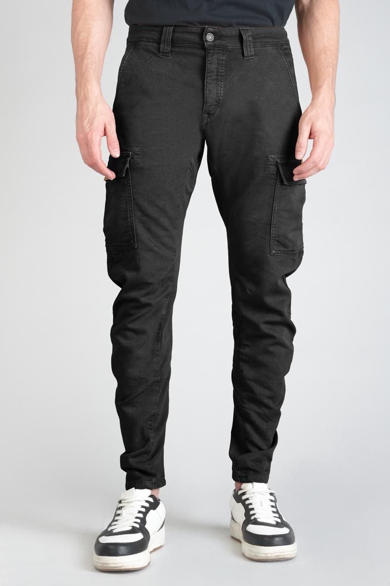 le temps des cerises Koge Army Jogg tapered arqué noir