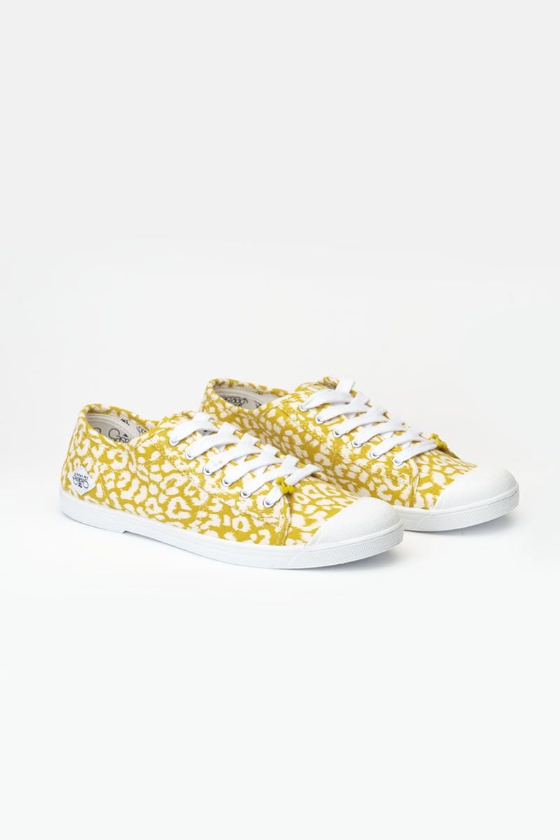 Le Temps Des Cerises Basket Basic à Motif Léopard