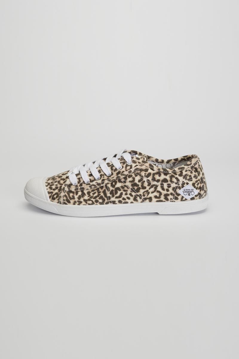 le temps des cerises Baskets Basic léopard