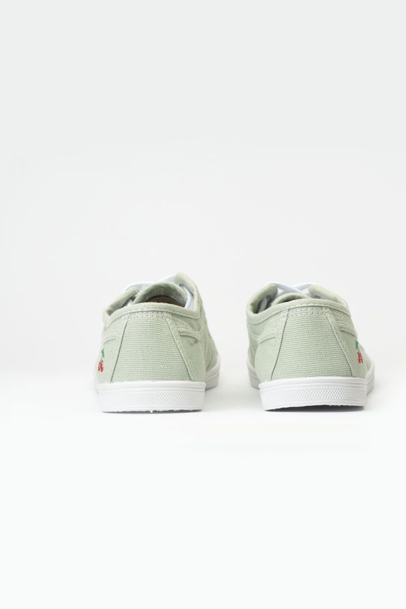 Le Temps Des Cerises Baskets Basic Vert Amande