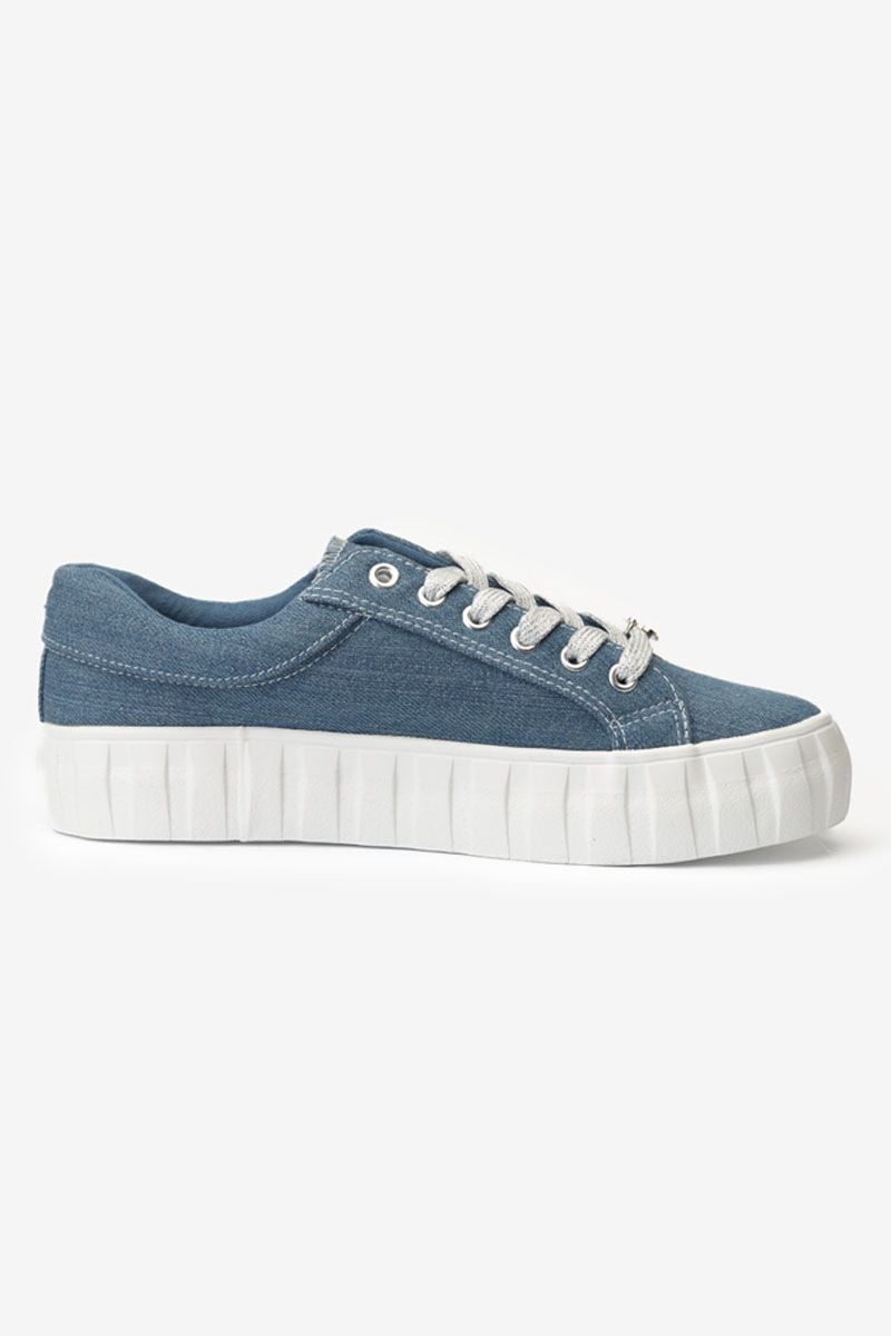 Le Temps Des Cerises Baskets Malibu Bleu Denim