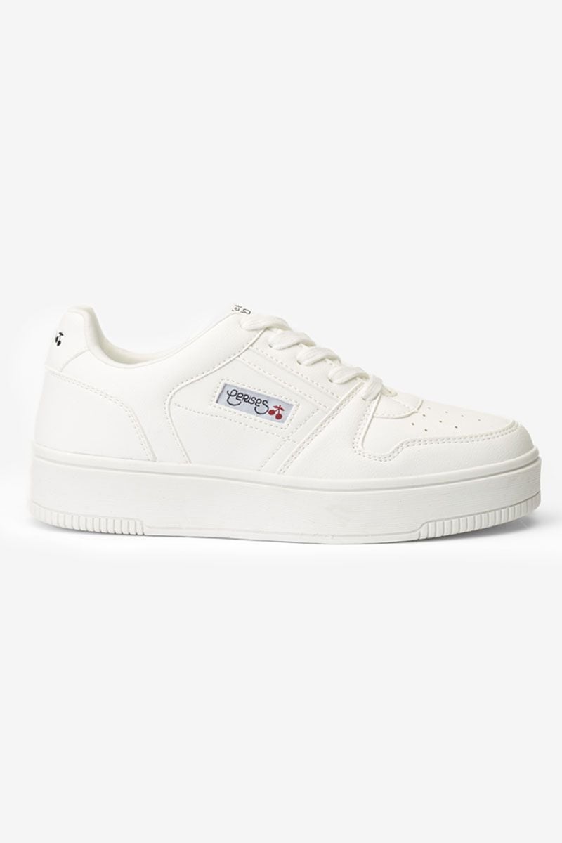 le temps des cerises Baskets Marly blanches